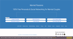 Desktop Screenshot of marriedpassions.com